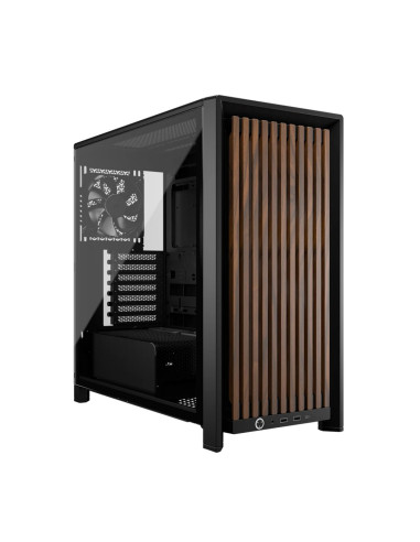 Corsair Frame 4000D Rs Wood Pc-Gehäuse, Midi-Tower, E-Atx - Holz, Schwarz