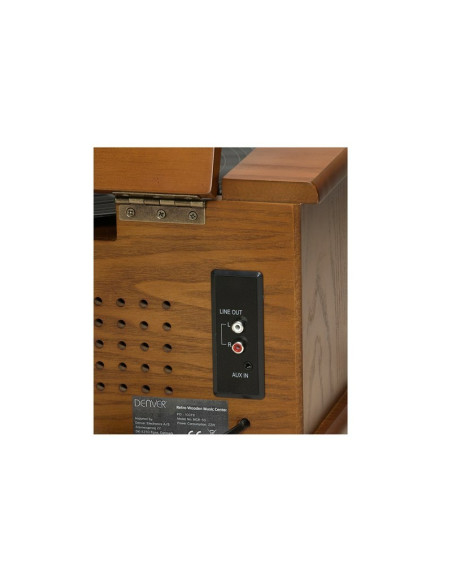 Gramofon Denver Mcr-50Mk3 Retro - Drewno Wood Dark (Fm, Cd, Usb)