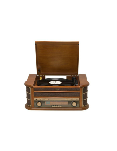 Gramofon Denver Mcr-50Mk3 Retro - Drewno Wood Dark (Fm, Cd, Usb)