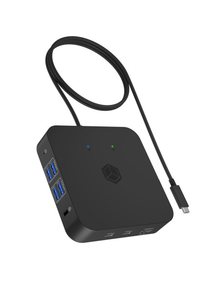 Stacja Dokująca Icybox Usb-C -  Usb3.2/Hdmi/3.5/Lan