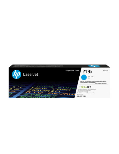 Hp 219X High Yield Cyan Toner Cartridge