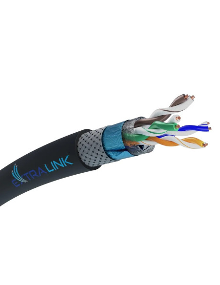 Extralink Kabel Sieciowy Skrętka Cat5E Sftp (Sf/Utp) V2 Zewnętrzny 305M