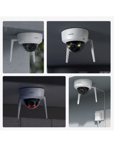 Reolink | Kamera Wandaloodporna 4K Ultra Hd Ik10 | W437 | Kopuła | 8 Mp | 2,7-13,5 Mm | Stopień Ochrony Ip67 | H.265 | Micro Sd,