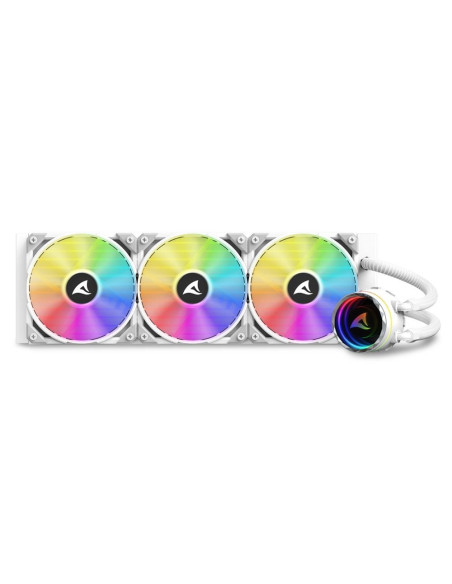 Sharkoon S90 Procesor Chłodnica Cieczy All-In-One 12 Cm Biały 1 Szt.