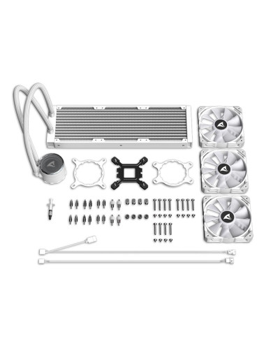 Sharkoon S90 Procesor Chłodnica Cieczy All-In-One 12 Cm Biały 1 Szt.