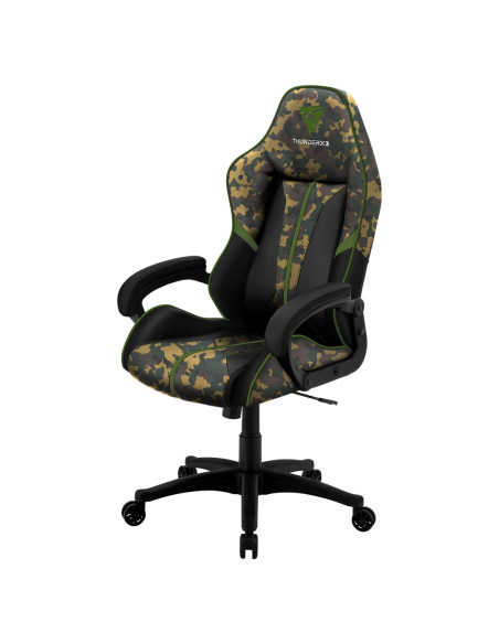 Thunderx3 Bc1 Camo Uniwersalny Fotel Dla Gracza Kamuflaż, Zielony