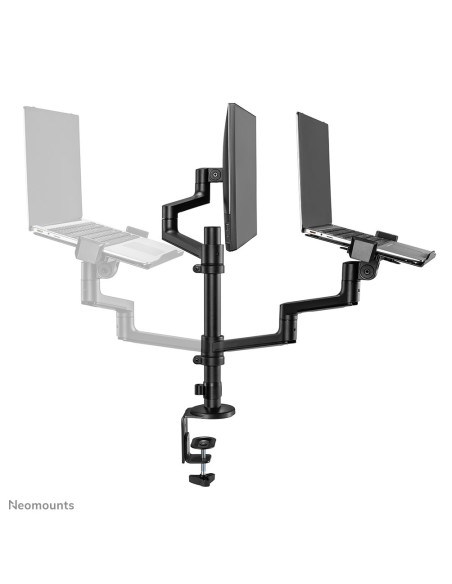 Neomounts Ds20-425Bl2 Uchwyt / Stojak Do Monitorów 68,6 Cm (27") Biurko Czarny
