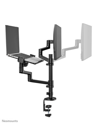 Neomounts Ds20-425Bl2 Uchwyt / Stojak Do Monitorów 68,6 Cm (27") Biurko Czarny