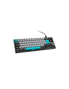 Ducky Miya Pro Moonlight Tkl Klawiatura Gamingowa Do Pc/Mac, Mx-Red, Biała Dioda Led - Ciemnoszara