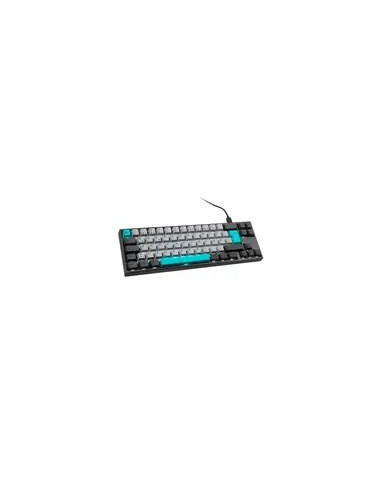 Ducky Miya Pro Moonlight Tkl Klawiatura Gamingowa Do Pc/Mac, Mx-Red, Biała Dioda Led - Ciemnoszara