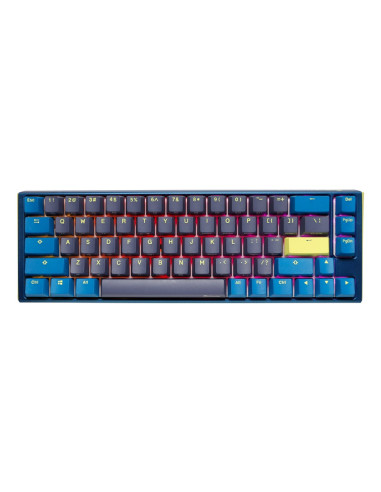 Ducky One 3 Sf Daybreak Klawiatura Gaming Usb Niemiecki Czarny, Niebieski