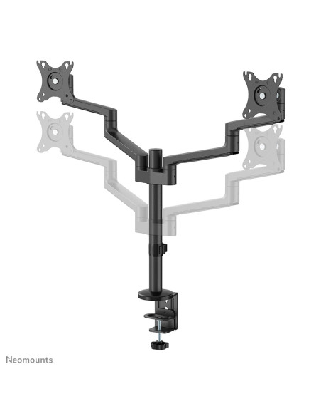 Neomounts Ds60-425Bl2 Uchwyt / Stojak Do Monitorów 68,6 Cm (27") Biurko Czarny