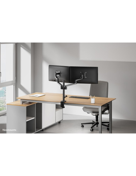 Neomounts Ds60-425Bl2 Uchwyt / Stojak Do Monitorów 68,6 Cm (27") Biurko Czarny