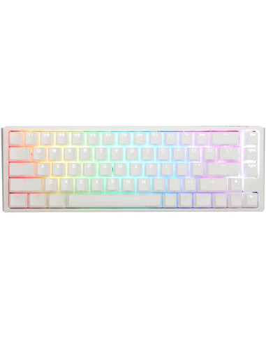 Ducky One 3 Classic Pure White Sf Klawiatura Gaming Usb Niemiecki Biały