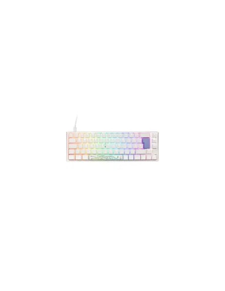 Ducky One 3 Classic Pure White Sf Klawiatura Gaming Usb Niemiecki Biały