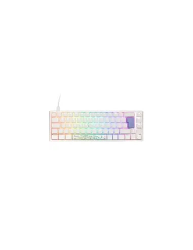 Ducky One 3 Classic Pure White Sf Klawiatura Gaming Usb Niemiecki Biały