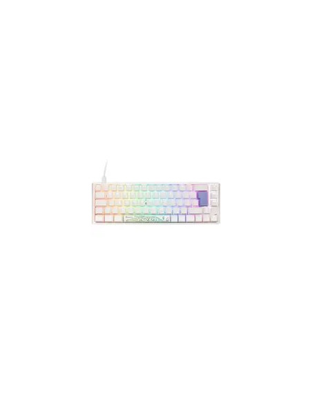 Ducky One 3 Classic Pure White Sf Klawiatura Gaming Usb Niemiecki Biały