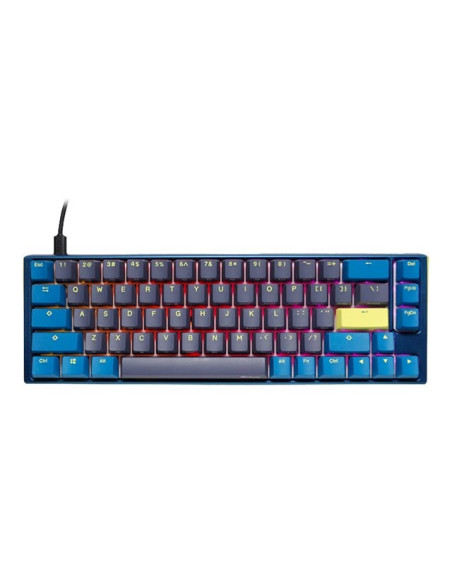 Ducky One 3 Sf Daybreak Klawiatura Gaming Usb Niemiecki Czarny, Niebieski