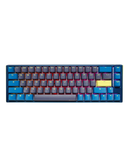 Ducky One 3 Sf Daybreak Klawiatura Gaming Usb Niemiecki Czarny, Niebieski