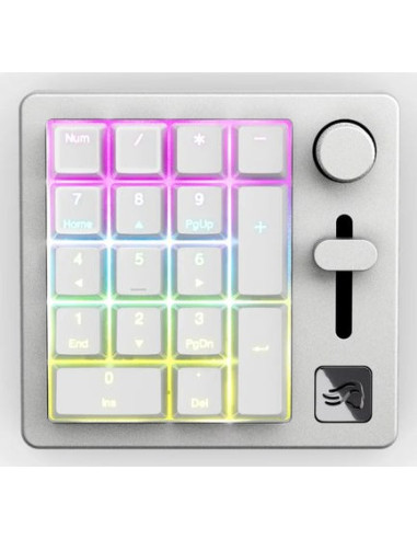 Keychron Gmmk Numpad Klawiatura Dom/Biuro Usb + Rf Wireless + Bluetooth Biały