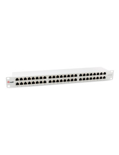Wyposażenie 19" Patch Panel 48Xrj45 Cat6A Ftp 1U 500Mhz Ral7035