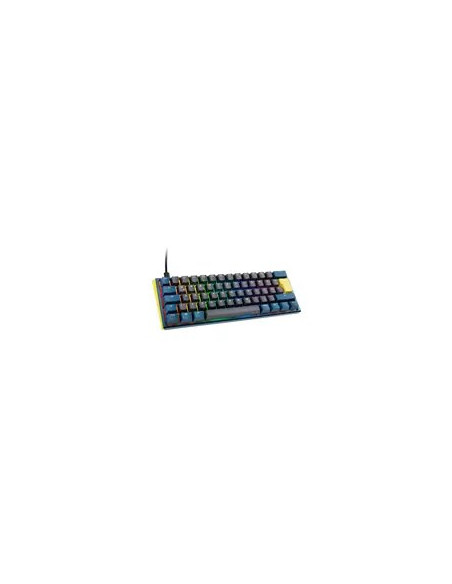 Ducky One 3 Daybreak Mini Klawiatura Gaming Usb Niemiecki Czarny, Niebieski, Zielony