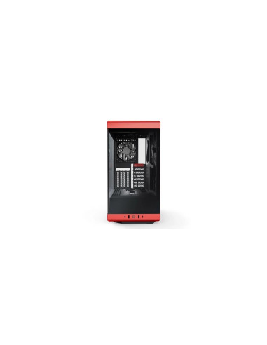 Hyte Y40 Midi Tower Czarny, Czerwony