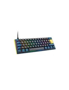 Ducky One 3 Daybreak Mini Klawiatura Gaming Usb Niemiecki Czarny, Niebieski, Zielony 2