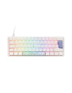 Ducky One 3 Mini Pure White Klawiatura Gaming Usb Niemiecki Biały 2
