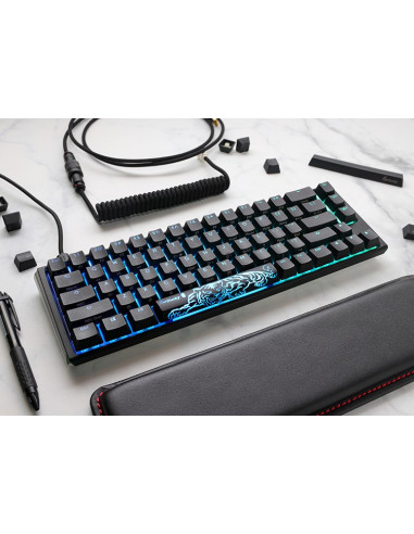 Ducky One 3 Classic Sf Klawiatura Gaming Usb Niemiecki Czarny, Biały