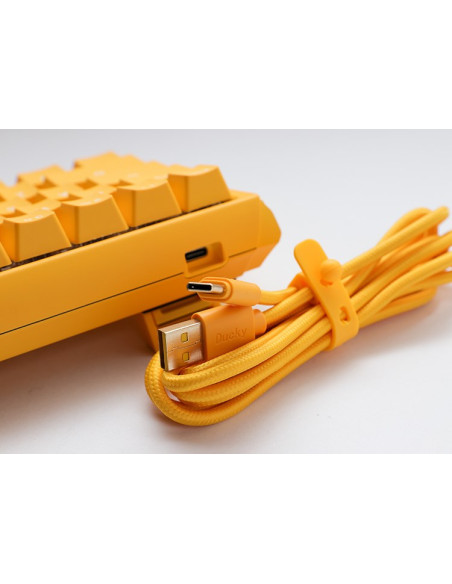 Ducky One 3 Yellow Mini Klawiatura Gaming Usb Niemiecki Żółty