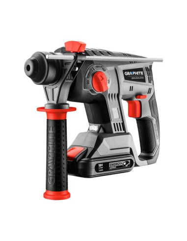 Młotowiertarka Akumulatorowa Bezszczotkowa Energy+ 18V, Li-Ion, Udar 2.2J, Bez Akumulatora, 58G027 Graphite
