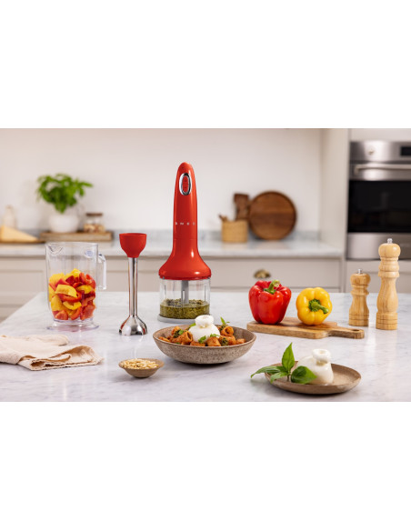 Smeg Hbf03Rdeu Blender Blender Immersyjny 700 W Czerwony