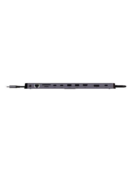 Lindy 43392 Stacja Dokująca Dokujący Usb 3.2 Gen 1 (3.1 Gen 1) Type-C Antracyt