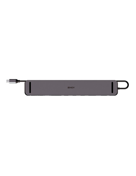 Lindy 43392 Stacja Dokująca Dokujący Usb 3.2 Gen 1 (3.1 Gen 1) Type-C Antracyt