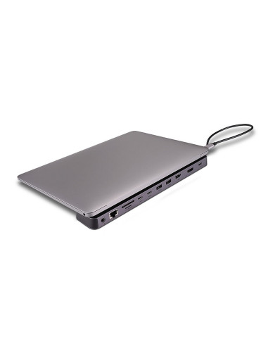 Lindy 43392 Stacja Dokująca Dokujący Usb 3.2 Gen 1 (3.1 Gen 1) Type-C Antracyt
