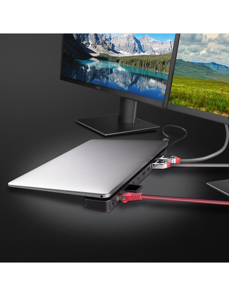 Lindy 43392 Stacja Dokująca Dokujący Usb 3.2 Gen 1 (3.1 Gen 1) Type-C Antracyt