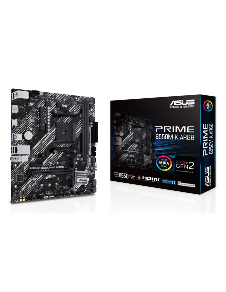 Asus Prime B550M-K Argb Amd B550 Socket Am4 Micro Atx
