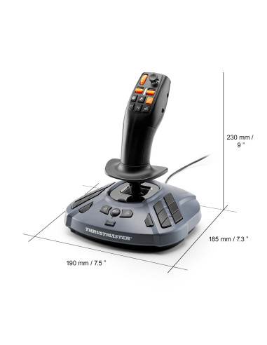 Thrustmaster Simtask Farmstick Szary Usb Joystick Analogowa/Cyfrowa Pc