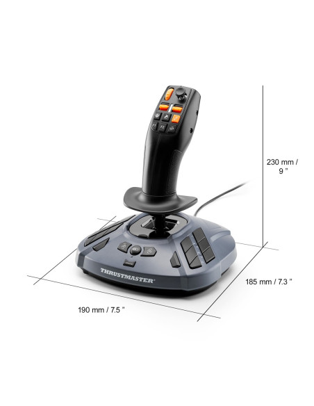 Thrustmaster Simtask Farmstick Szary Usb Joystick Analogowa/Cyfrowa Pc
