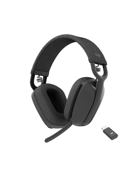 Logitech Zone Vibe Zestaw Słuchawkowy Bezprzewodowy Opaska Na Głowę Połączenia/Muzyka Bluetooth Grafitowy