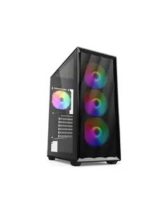 Sharkoon Gehă¤Use Vk4 Rainbow        Atx       1Xglas Schwarz