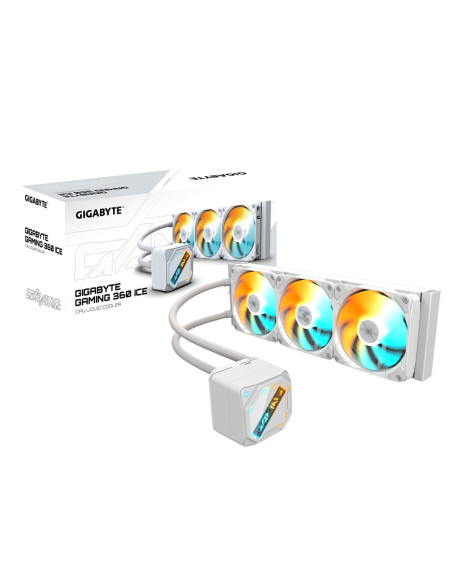 Gigabyte Gaming 360 Ice Procesor Chłodnica Cieczy All-In-One 12 Cm Biały 1 Szt.