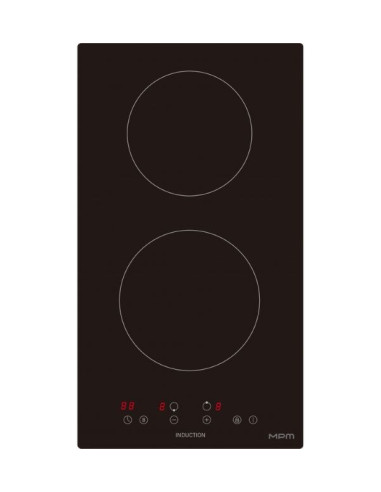 Płyta Indukcyjna Mpm-30-Im-12/N, Czarna, Szer. 30Cm, Możliwość Zabudowy Na Równi Z Blatem, Poziom Mocy - 1 Do 9