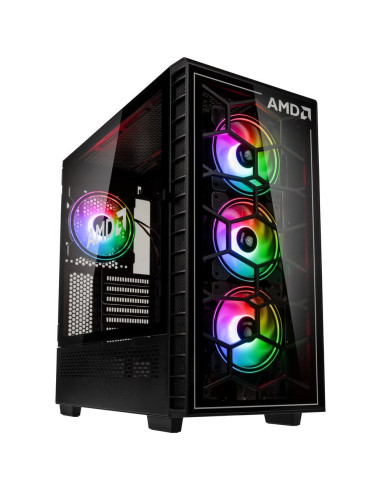 Kolink Observatory Y Amd Se Argb Midi Tower Czarny, Przezroczysty