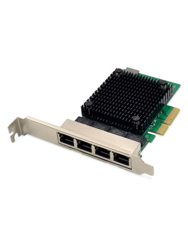 Karta Sieciowa Przewodowa Quad-Rj45 2.5Gbe Pci Express 2.1 Chipset: Rtl8125B+Asm1806