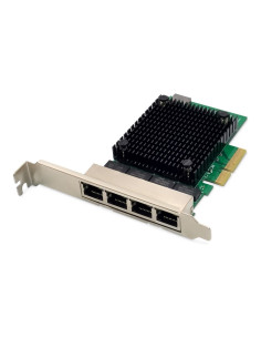 Karta Sieciowa Przewodowa Quad-Rj45 2.5Gbe Pci Express 2.1 Chipset: Rtl8125B+Asm1806 2