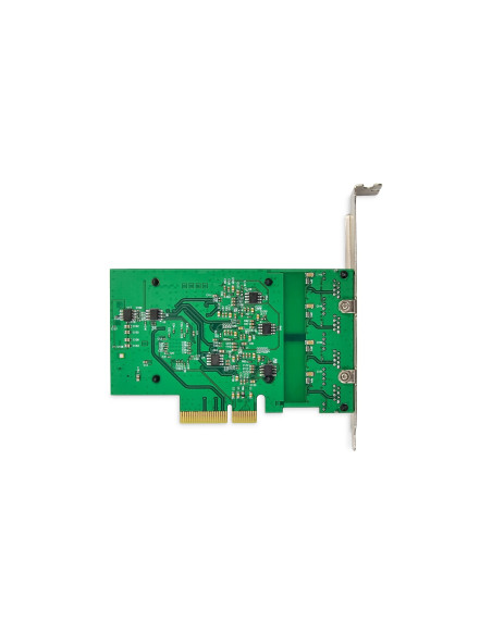 Karta Sieciowa Przewodowa Quad-Rj45 2.5Gbe Pci Express 2.1 Chipset: Rtl8125B+Asm1806