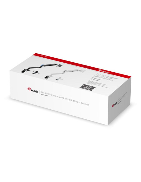 Equip 650184 Uchwyt / Stojak Do Monitorów 88,9 Cm (35") Biurko Czarny