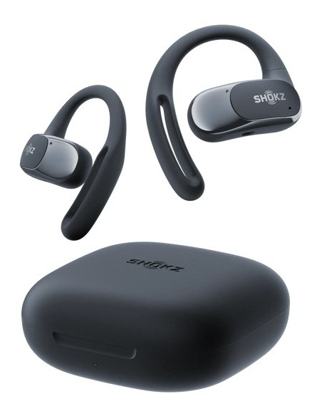 Shokz Openfit Air Zestaw Słuchawkowy Bezprzewodowy Nauszny Połączenia/Muzyka/Sport/Codzienność Bluetooth Czarny